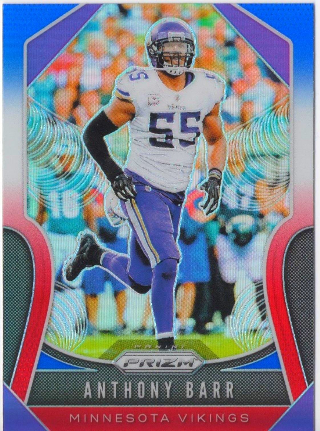 2019 Panini Prizm ANTHONY BARR Red/White/Blue Tri-Colour Prizm #130