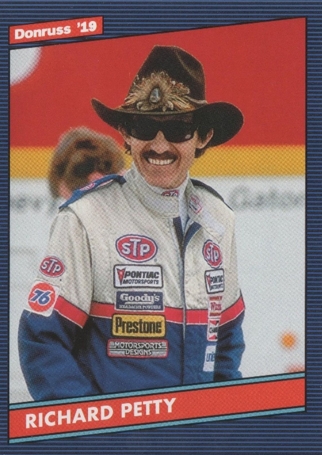 2019 Panini Donruss Racing RICHARD PETTY Navy Base Parallel #104