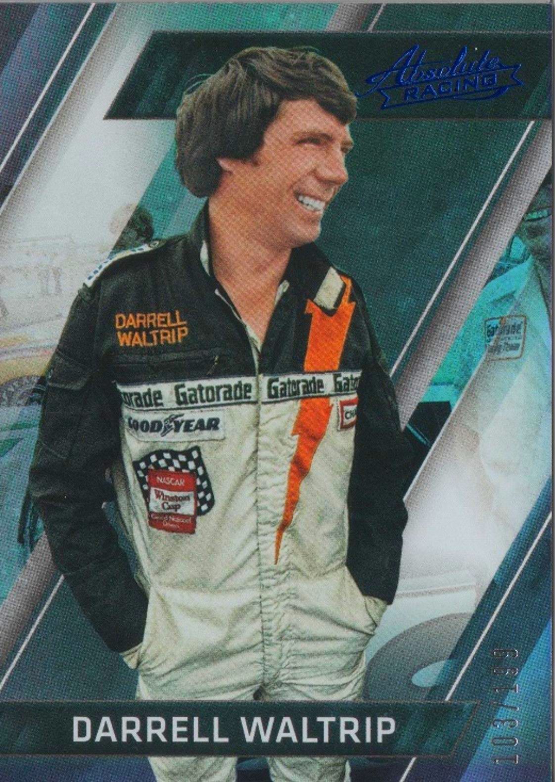 2017 Panini Absolute Racing DARRELL WALTRIP Blue /199 #2