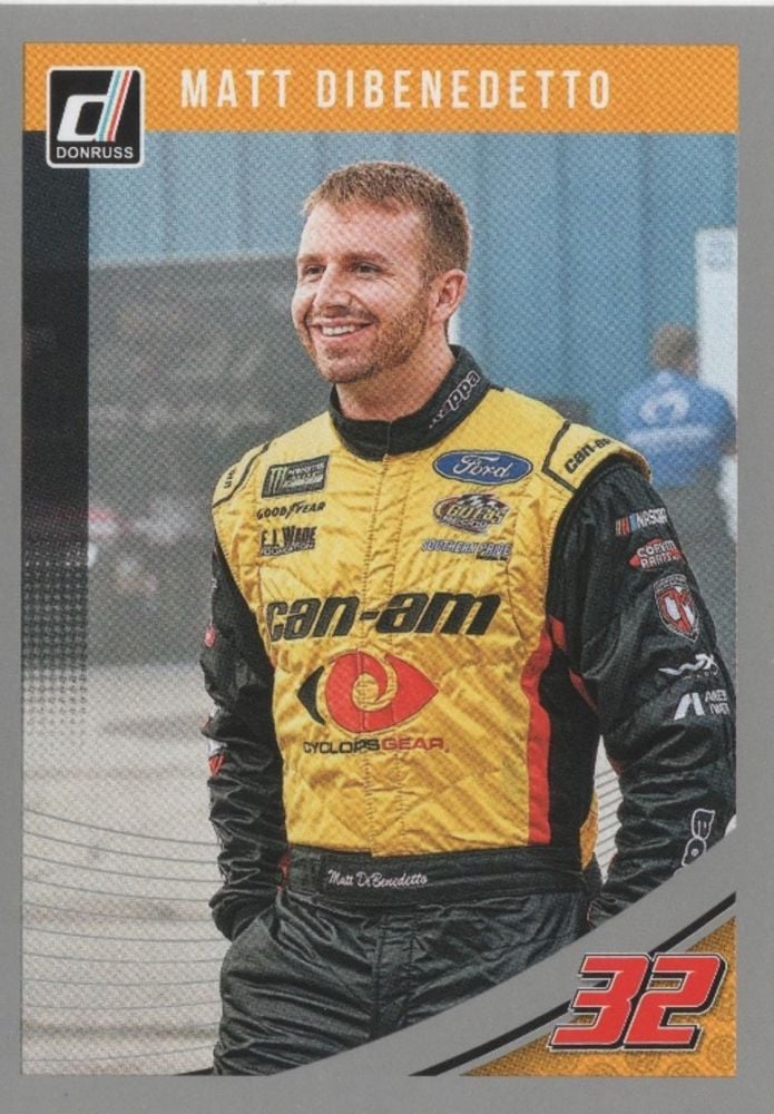 2019 Panini Donruss Racing MATT DIBENEDETTO Grey Border Base #80