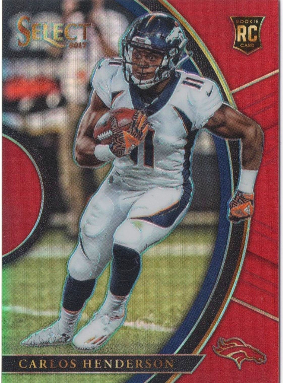 2017 Panini Select CARLOS HENDERSON Concourse Level Rookie Red /99 #41