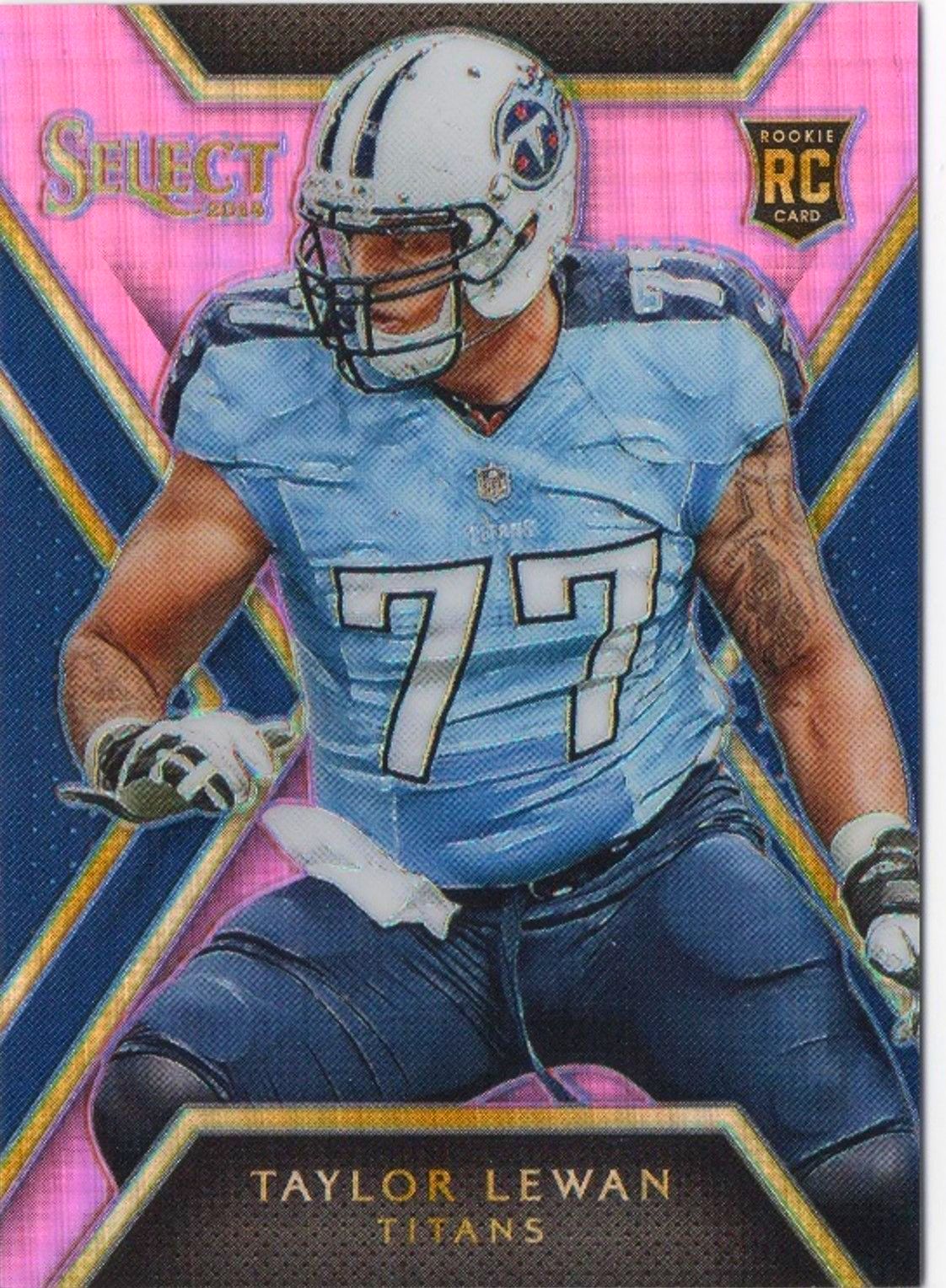 2014 Panini Select TAYLOR LEWAN Rookie Pink Prizm /199 #105