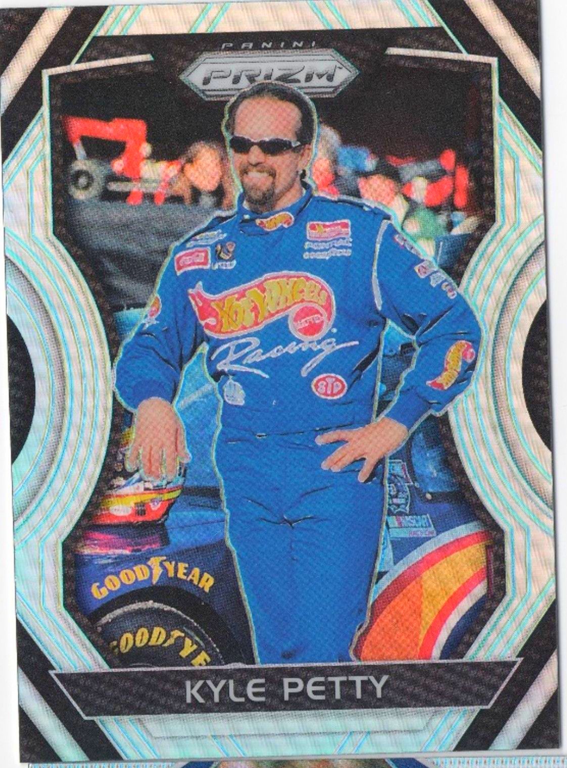 2018 Panini Prizm Racing KYLE PETTY Silver Prizm #49