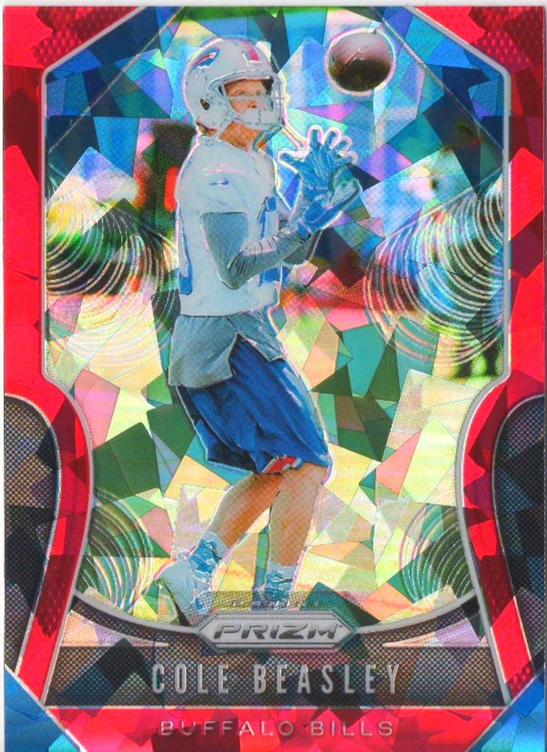 2019 Panini Prizm COLE BEASLEY Red Cracked Ice Prizm #2