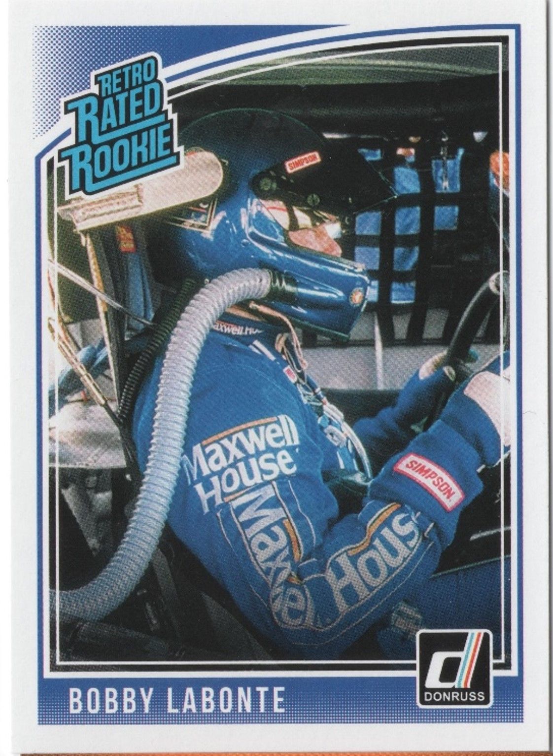 2019 Panini Donruss Racing BOBBY LABONTE Retro Rated Rookie Base #21