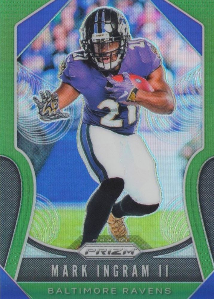 2019 Panini Prizm MARK INGRAM II Green Prizm #72