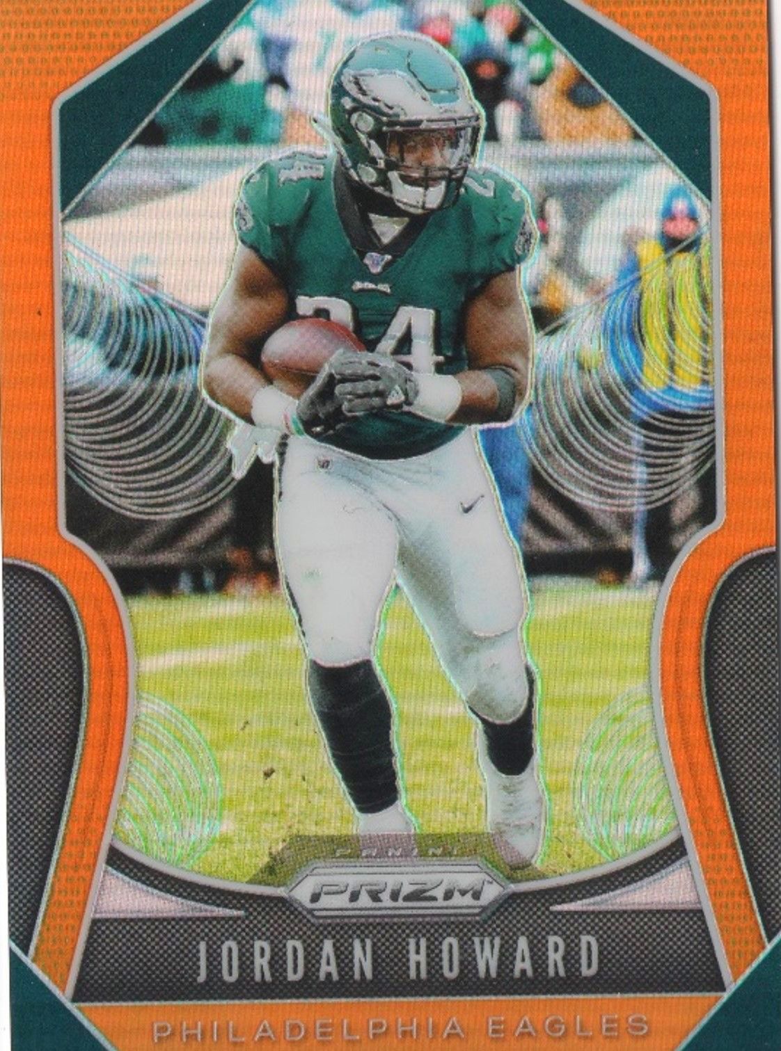 2019 Panini Prizm JORDAN HOWARD Orange Prizm /249 #57