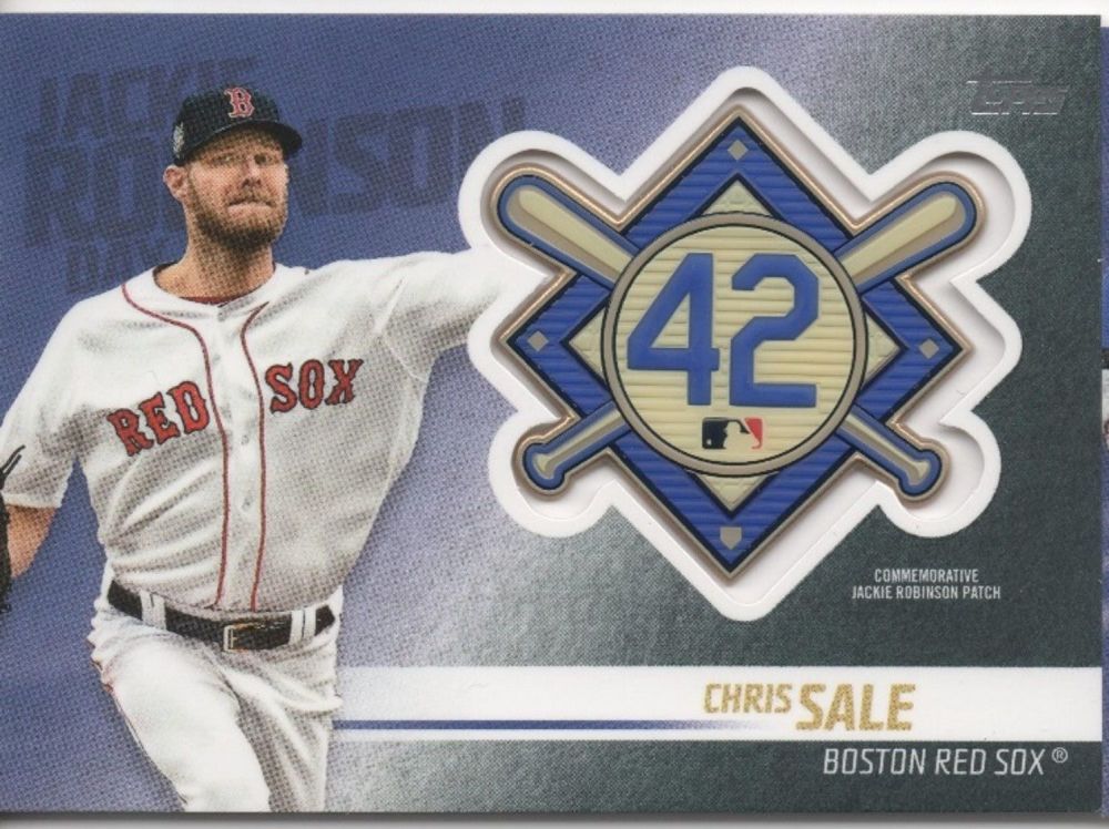 2018 Topps Baseball Update CHRIS SALE Jackie Robinson Day Commemorative Patch #JRP-CA