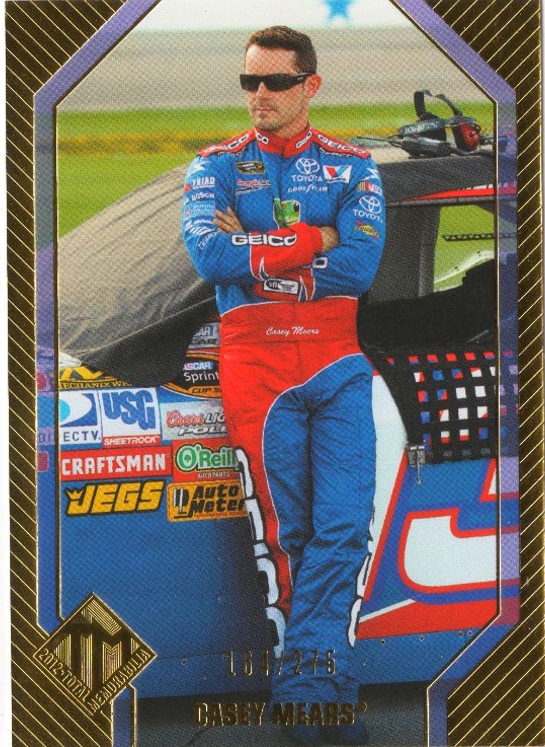 2012 Press Pass Racing CASEY MEARS Total Memorabilia /275 #23