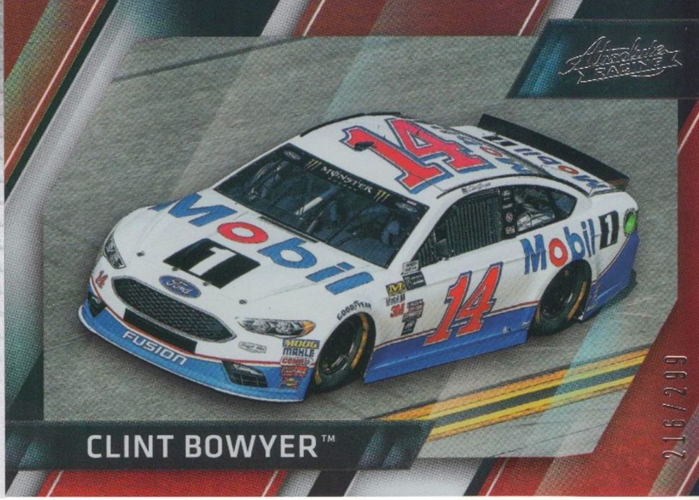 2017 Panini Absolute Racing CLINT BOWYER Holo /299 #95