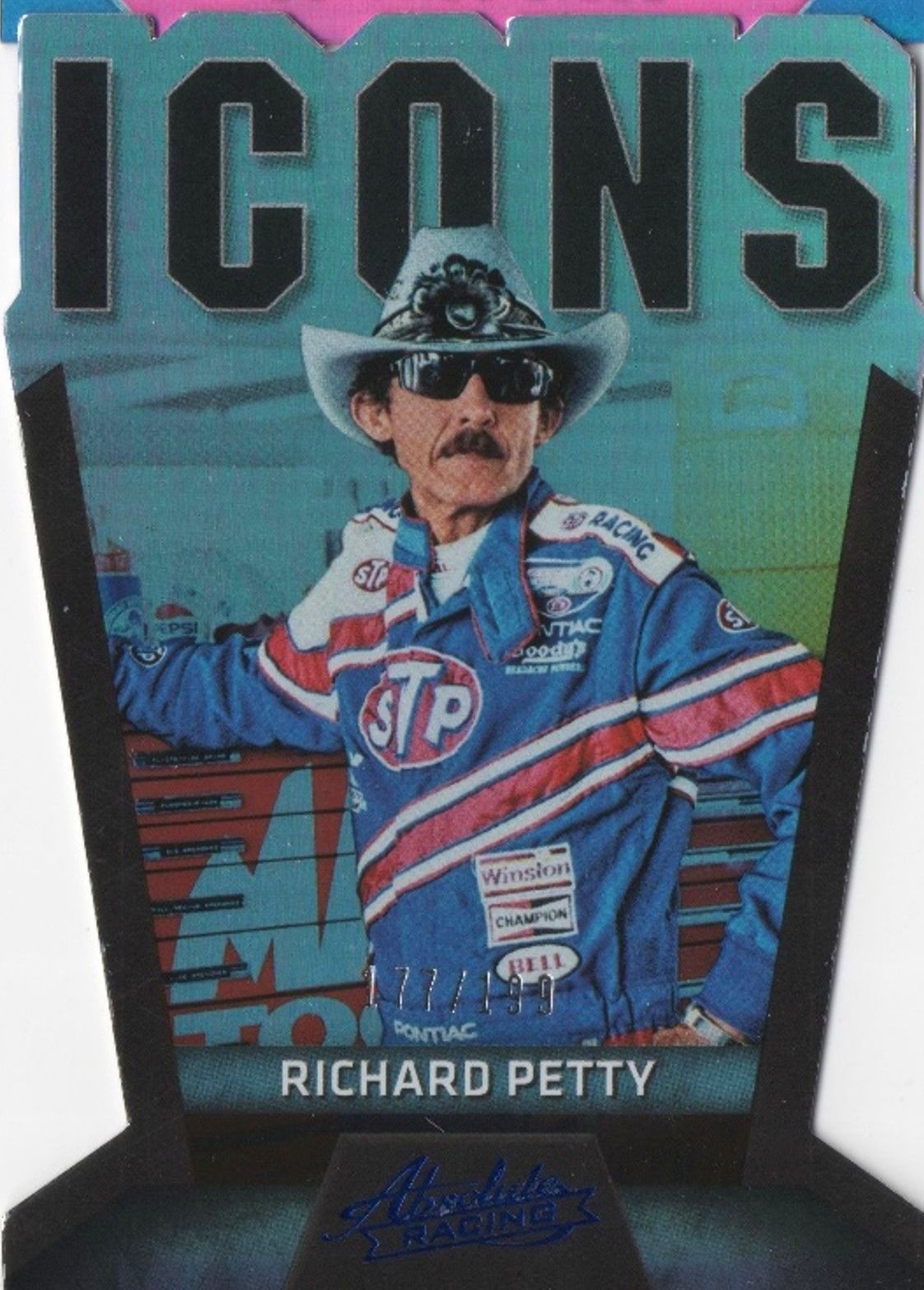 2017 Panini Absolute Racing RICHARD PETTY Icons Die-Cut /199 #I10