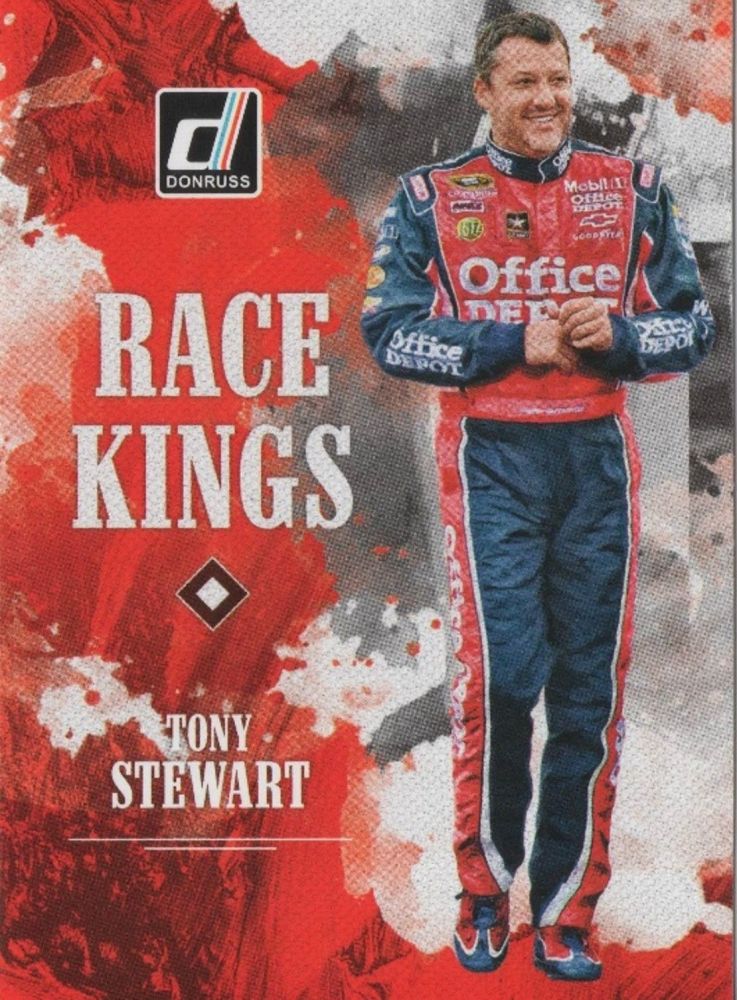 2019 Panini Donruss Racing TONY STEWART Race Kings Insert #14