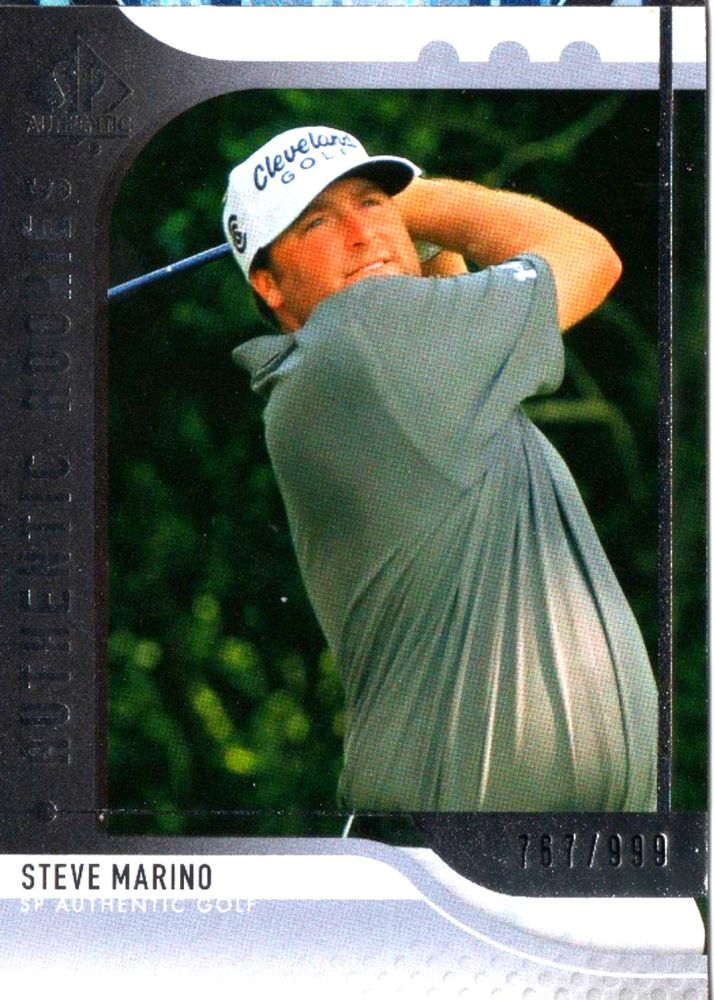 2012 Upper Deck SP Authentic Golf STEVE MARINO Authentic Rookies /999 #89