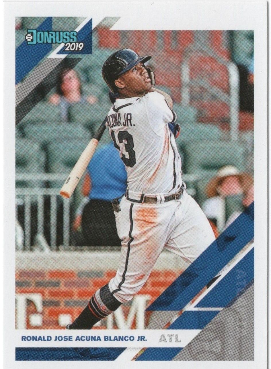 2019 Panini Donruss RONALD ACUNA JR Full Name Variation SP #87