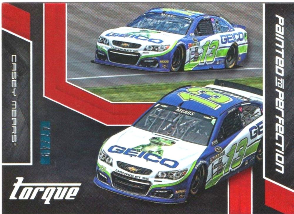 2016 Panini Torque Racing CASEY MEARS Painted To Perfection Red /49