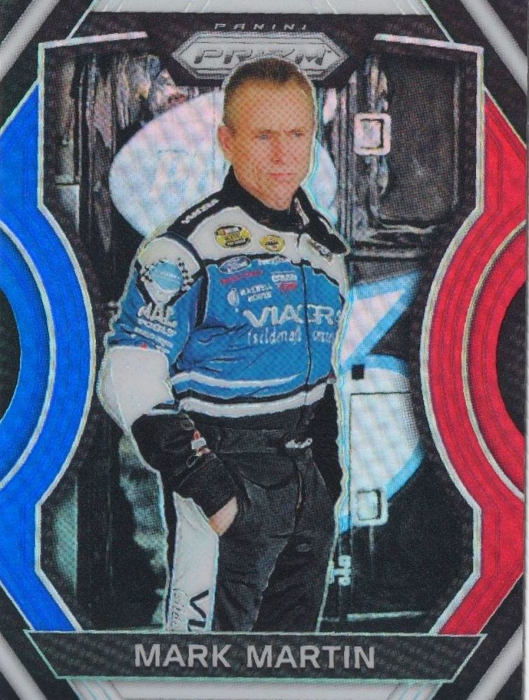 2018 Panini Prizm Racing MARK MARTIN Red/White/Blue Prizm #41