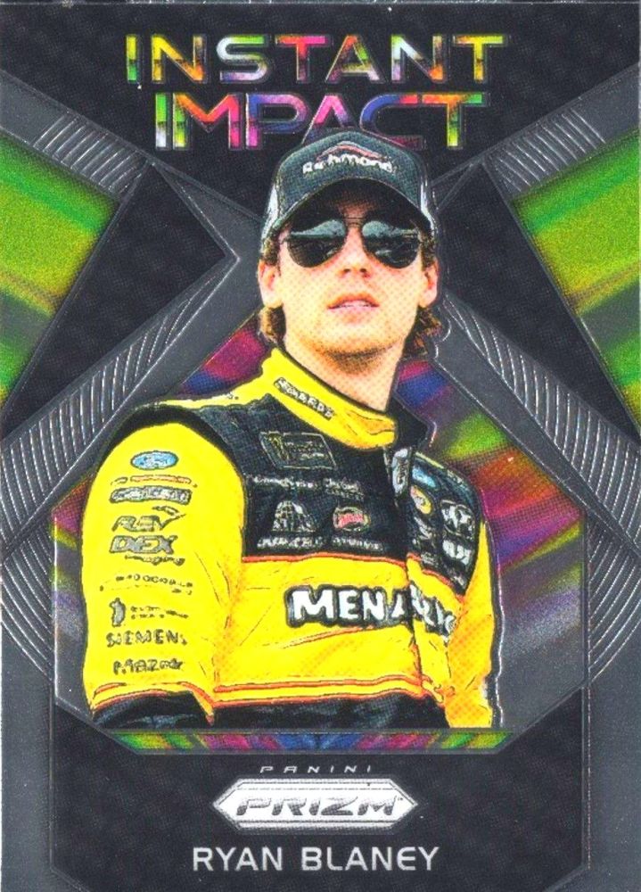 2018 Panini Prizm Racing RYAN BLANEY Instant Impact Insert #II-10