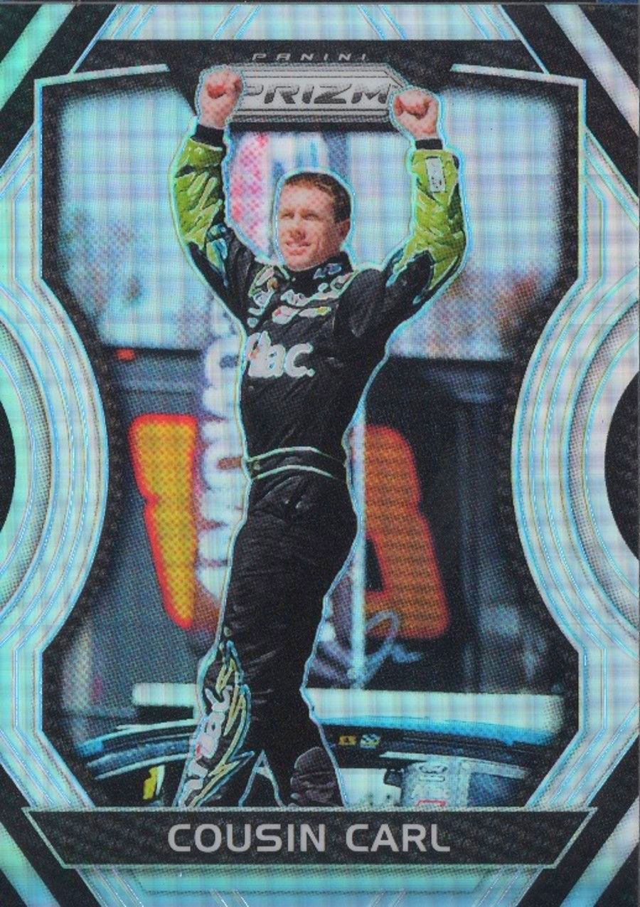 2018 Panini Prizm Racing CARL EDWARDS Silver Prizm #23