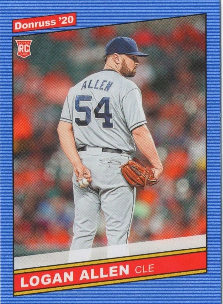 2020 Panini Donruss LOGAN ALLEN Rookie Photo Variation SP #243