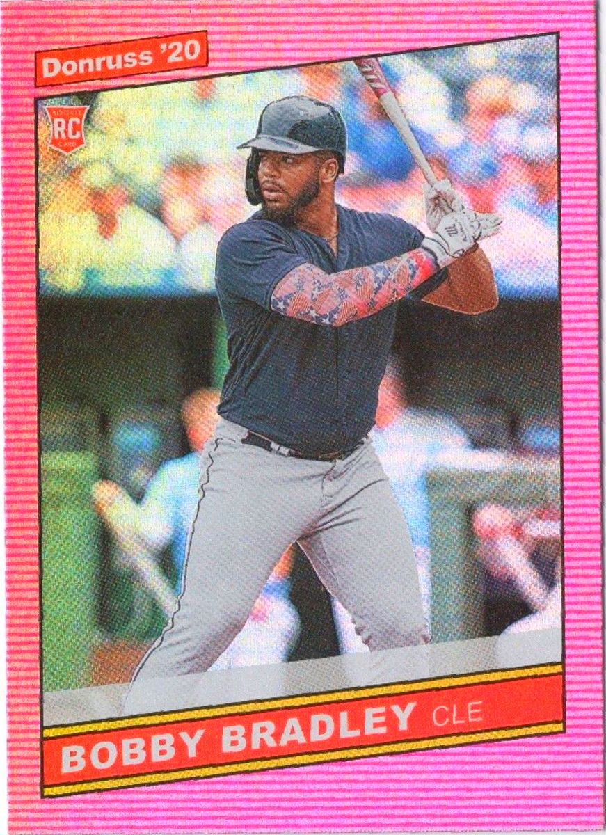 2020 Panini Donruss BOBBY BRADLEY Rookie Pink Holo Parallel #242