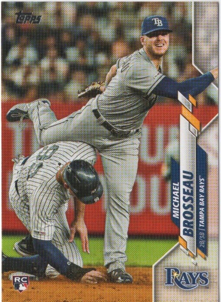 2020 Topps Baseball Series One MICHAEL BROSSEAU Rookie Base Card #133