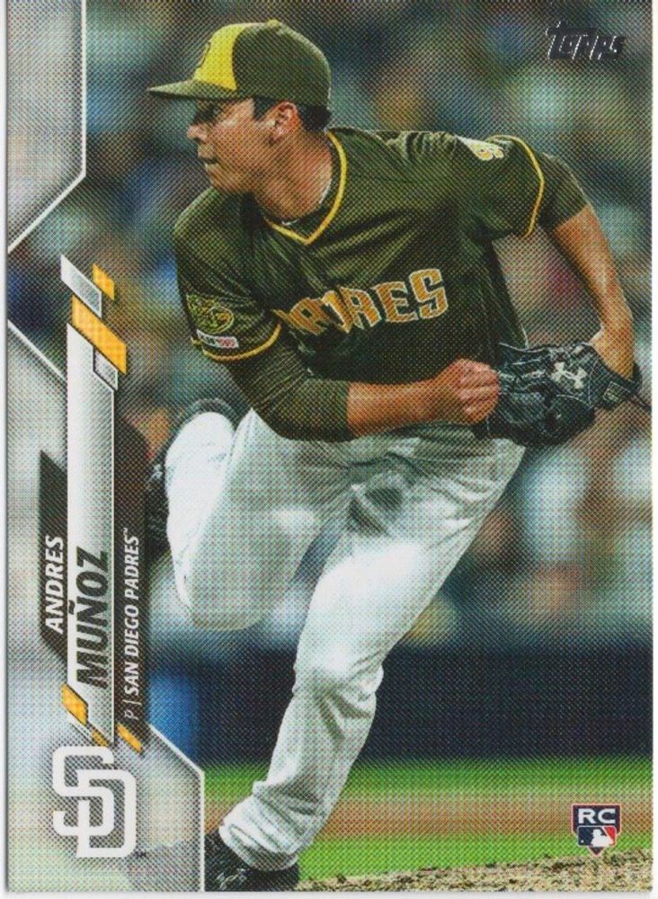 2020 Topps Series One ANDRES MUNOZ Rookie Base Card #56