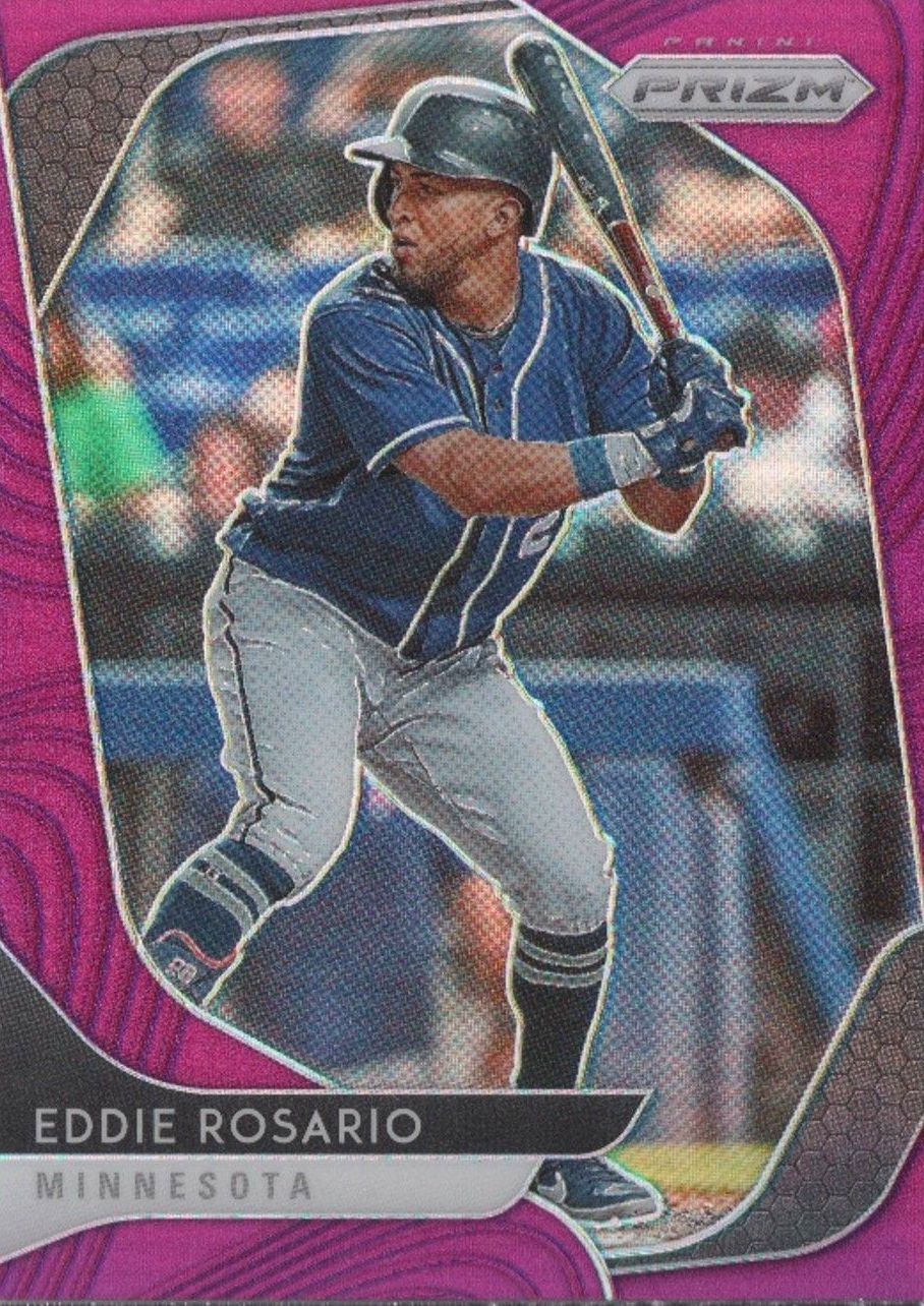 2020 Panini Prizm EDDIE ROSARIO Puple Prizm SP #7