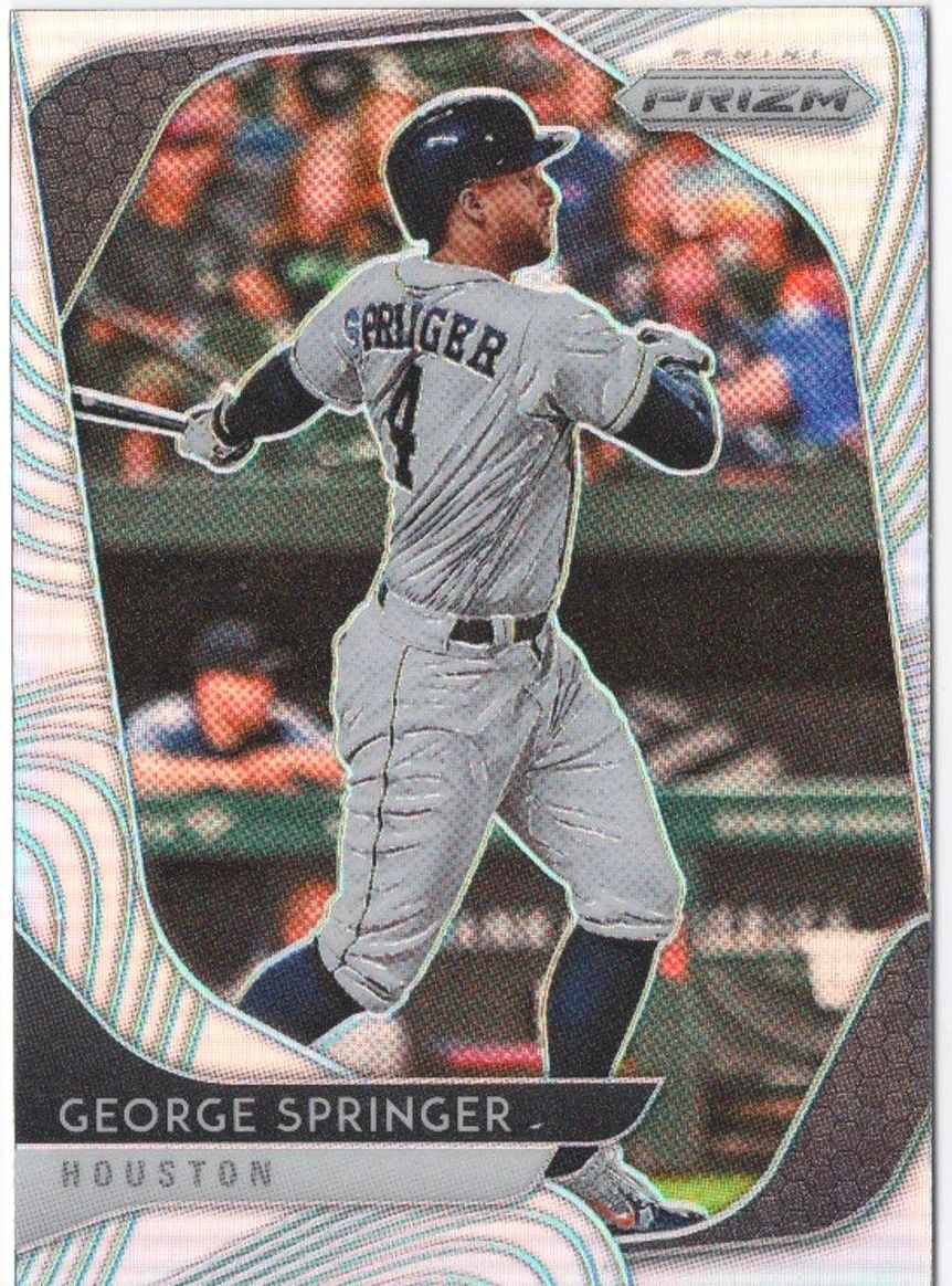 2020 Panini Prizm GEORGE SPRINGER Silver Prizm #86