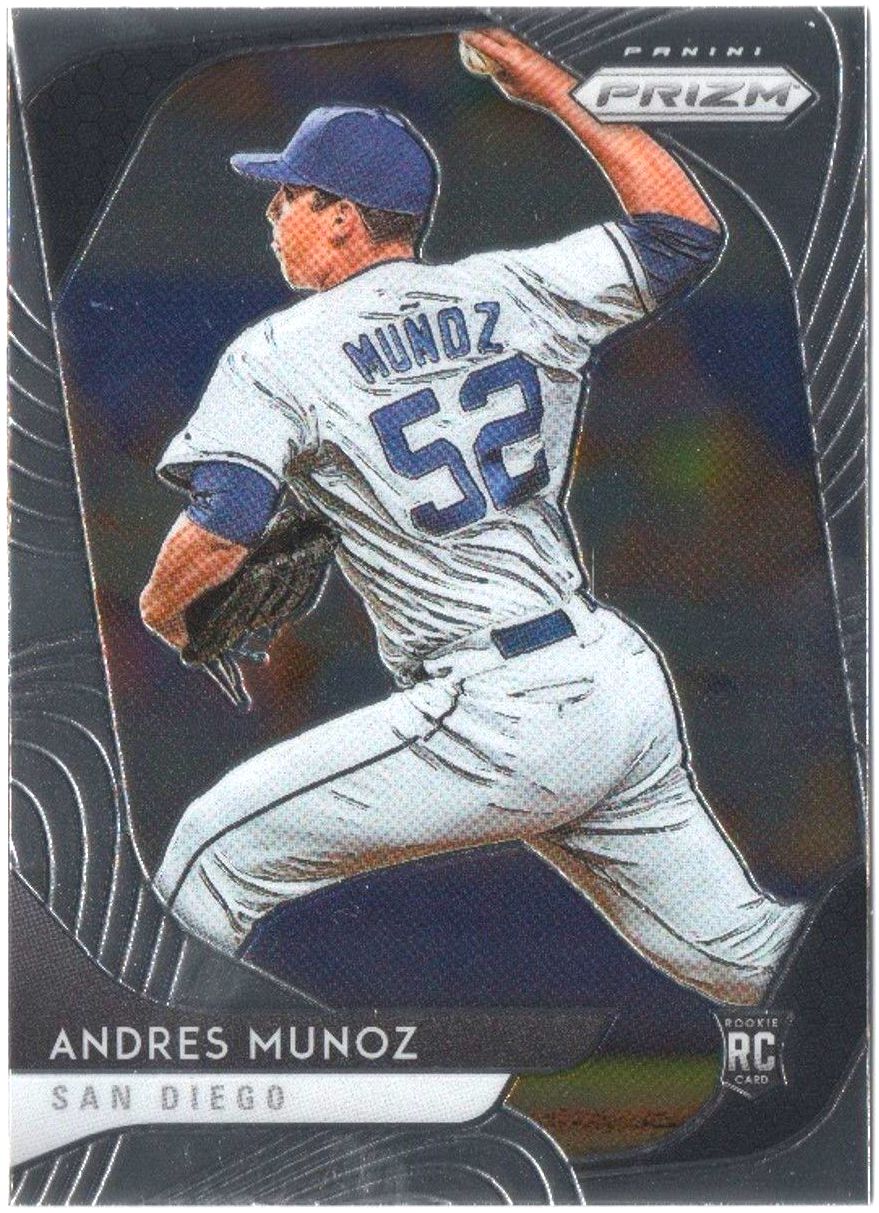 2020 Panini Prizm ANDRES MUNOZ Rookie Base Card #62