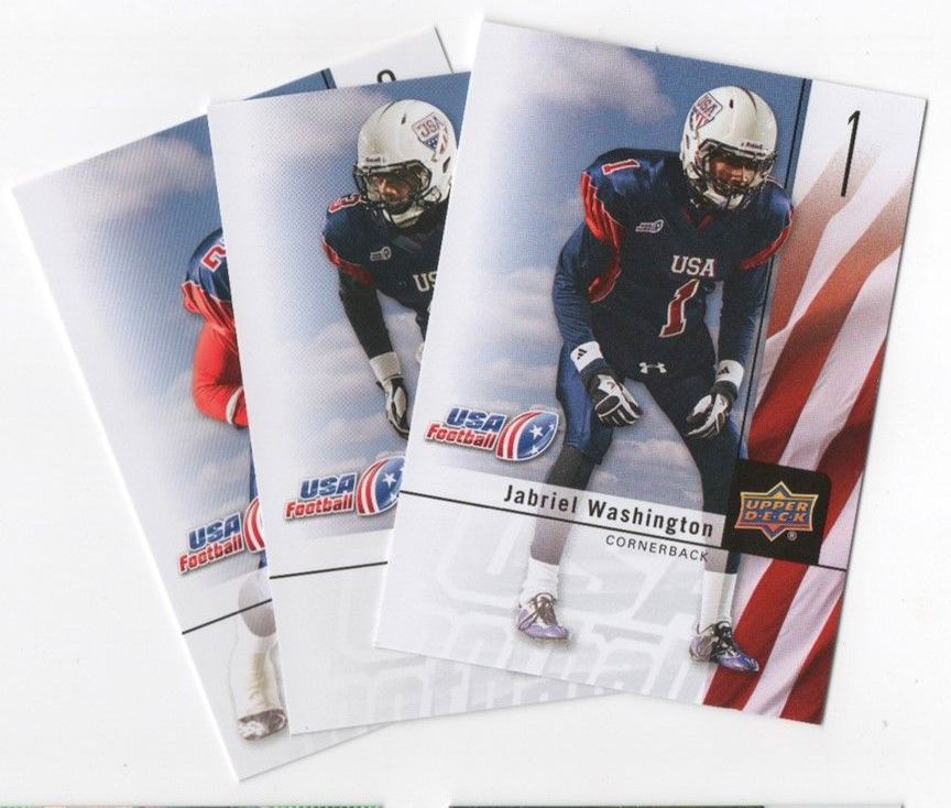 2011 Upper Deck USA Football National Team Complete 45 Card Base Set