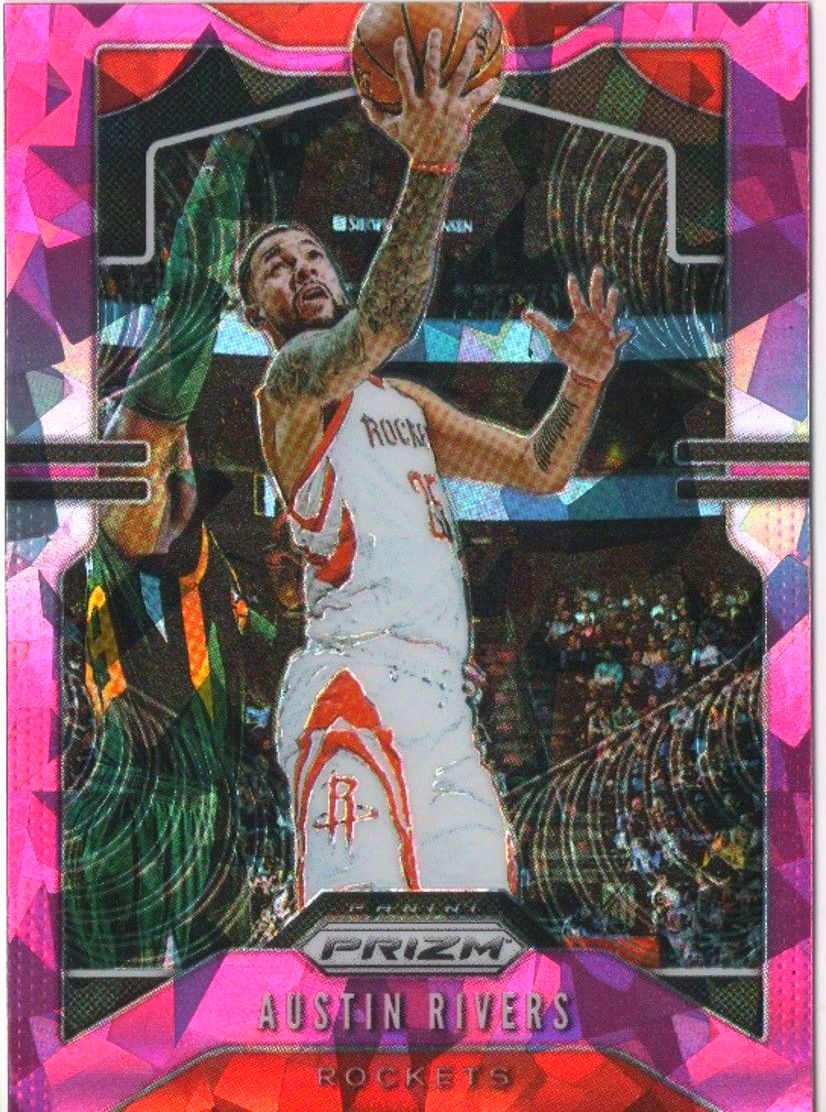 2019-20 Panini Prizm AUSTIN RIVERS Pink Cracked Ice Prizm #213