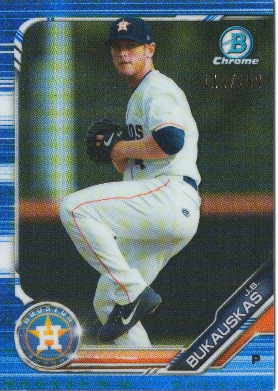 2019 Topps Bowman Chrome JB BUKAUSKAS Blue /150 #BCP-233