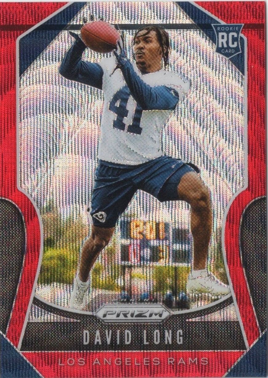 2019 Panini Prizm DAVID LONG Rookie Red Wave Prizm /149 #386