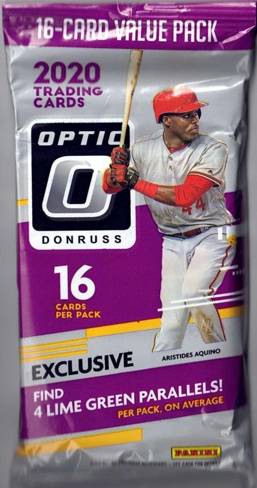 2020 Panini Donruss Optic Baseball Jumbo Fat Pack