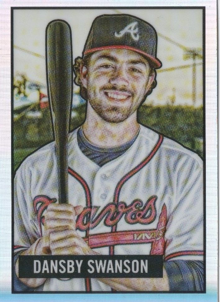 2017 Topps Bowman DANSBY SWANSON 1951 Reproduction Chrome Rookie #18