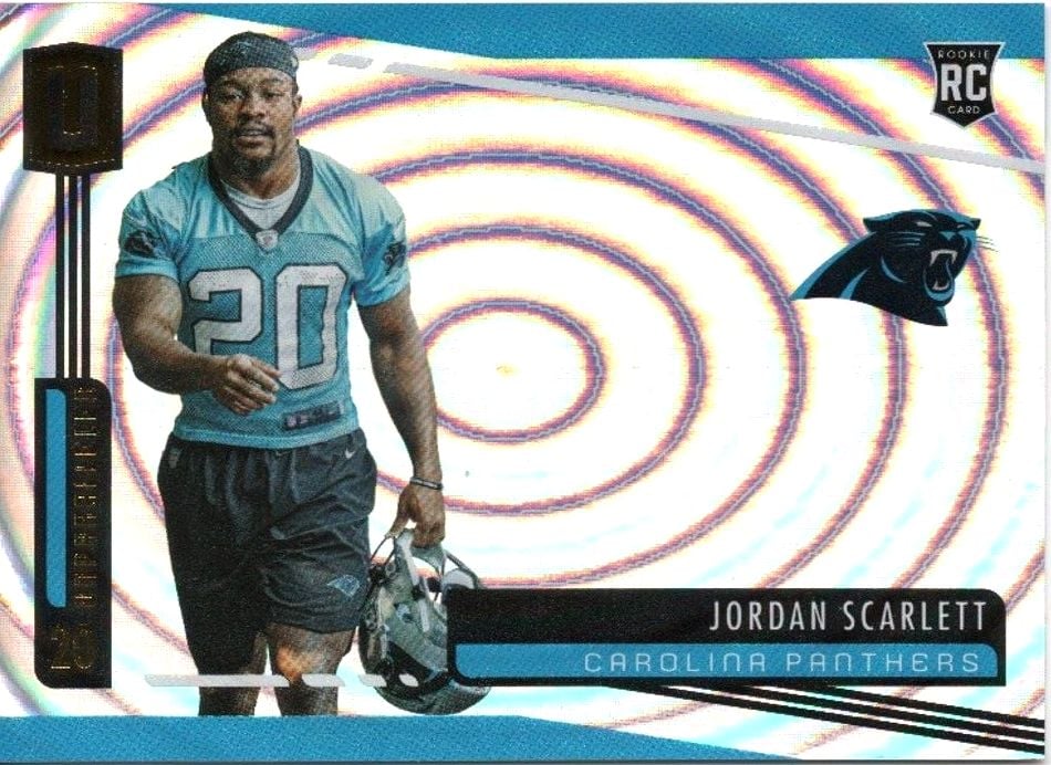 2019 Panini Unparalleled JORDAN SCARLETT Rookie Whirl /129 #288