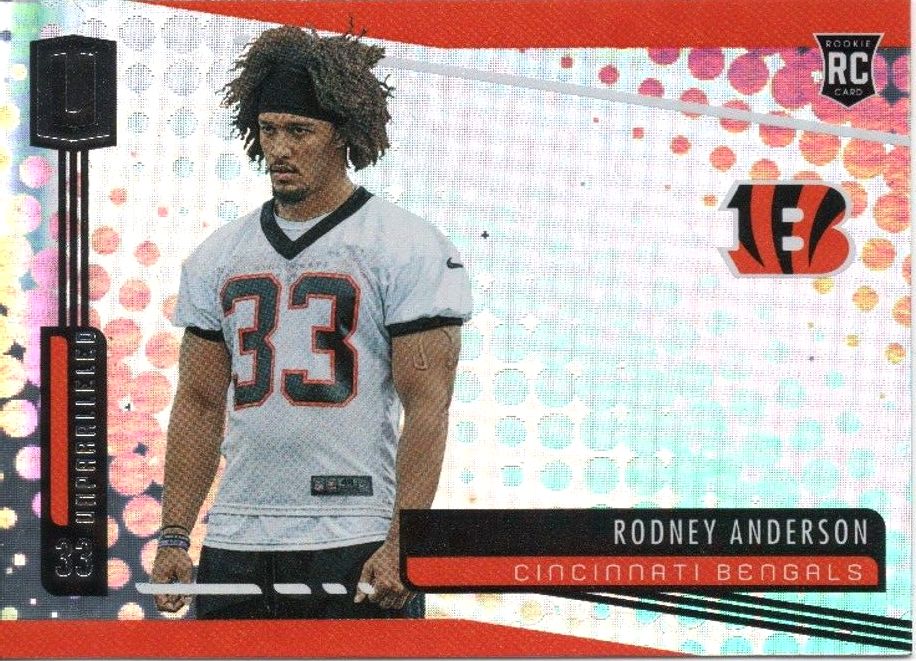 2019 Panini Unparalleled RODNEY ANDERSON Rookie Base Card #283