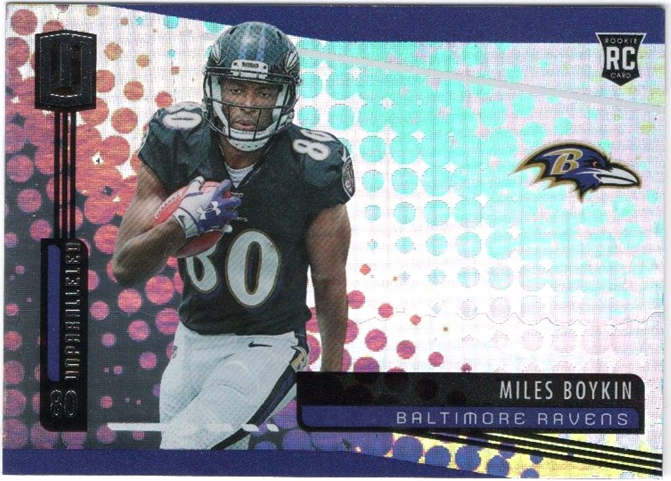 2019 Panini Unparalleled MILES BOYKIN Rookie Base Card #268