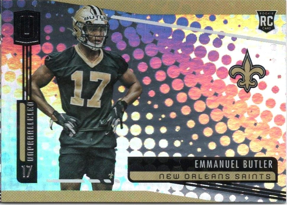 2019 Panini Unparalleled EMMANUEL BUTLER Rookie Base Card #240