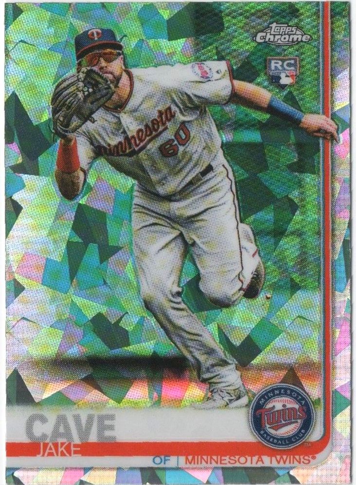 2019 Topps Chrome JAKE CAVE Rookie Cracked Ice #576