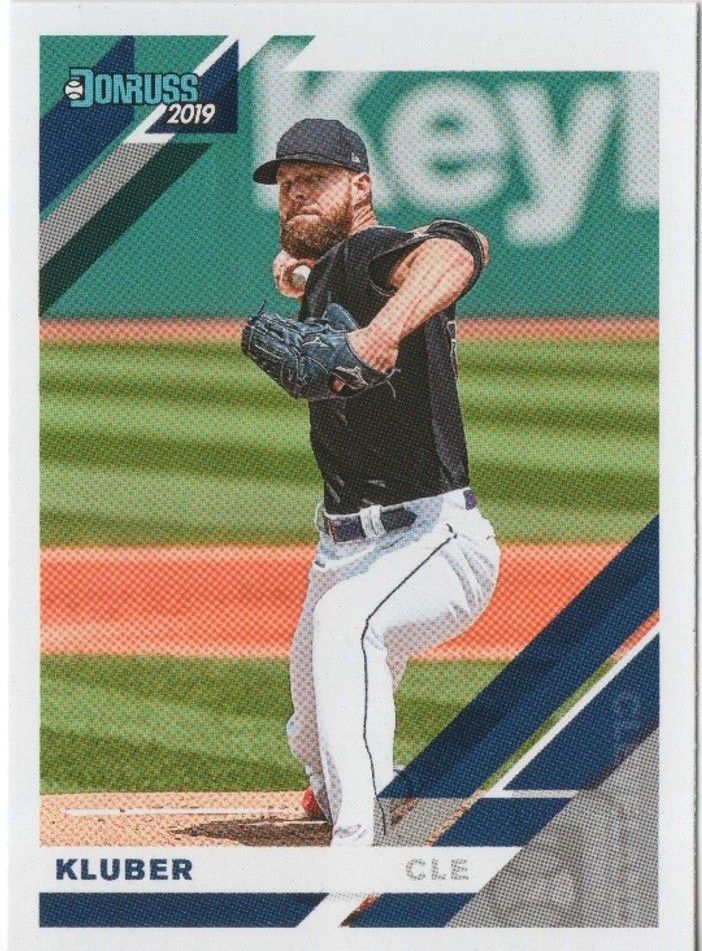 2019 Panini Donruss COREY KLUBER Nickname Variation SP #86