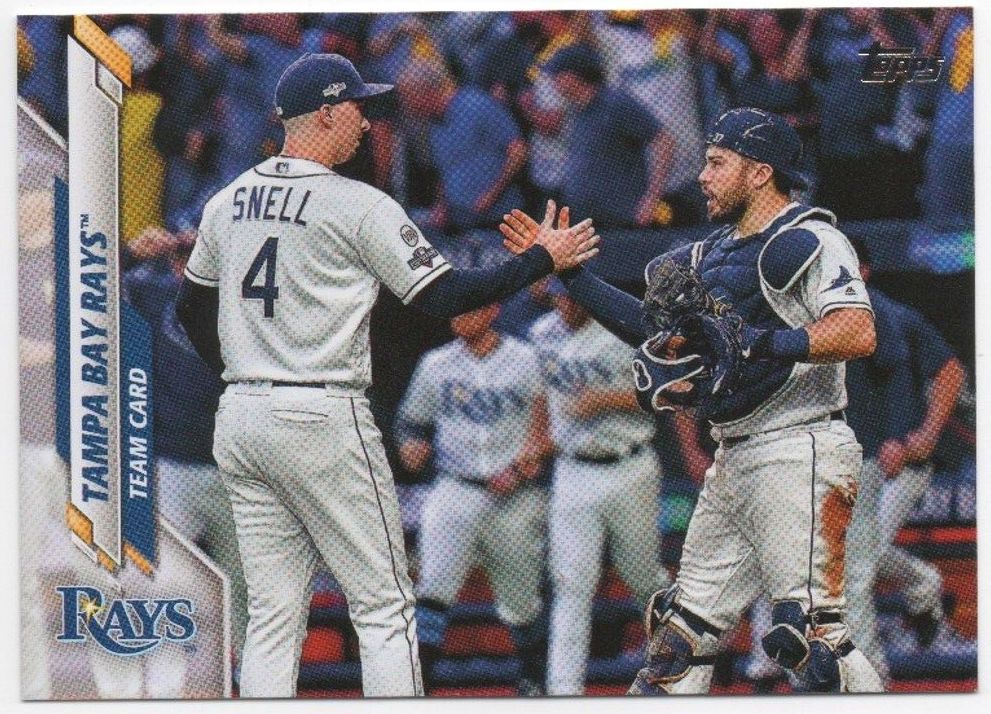 2020 Topps Series Two TAMPA BAY RAYS Team Card #501