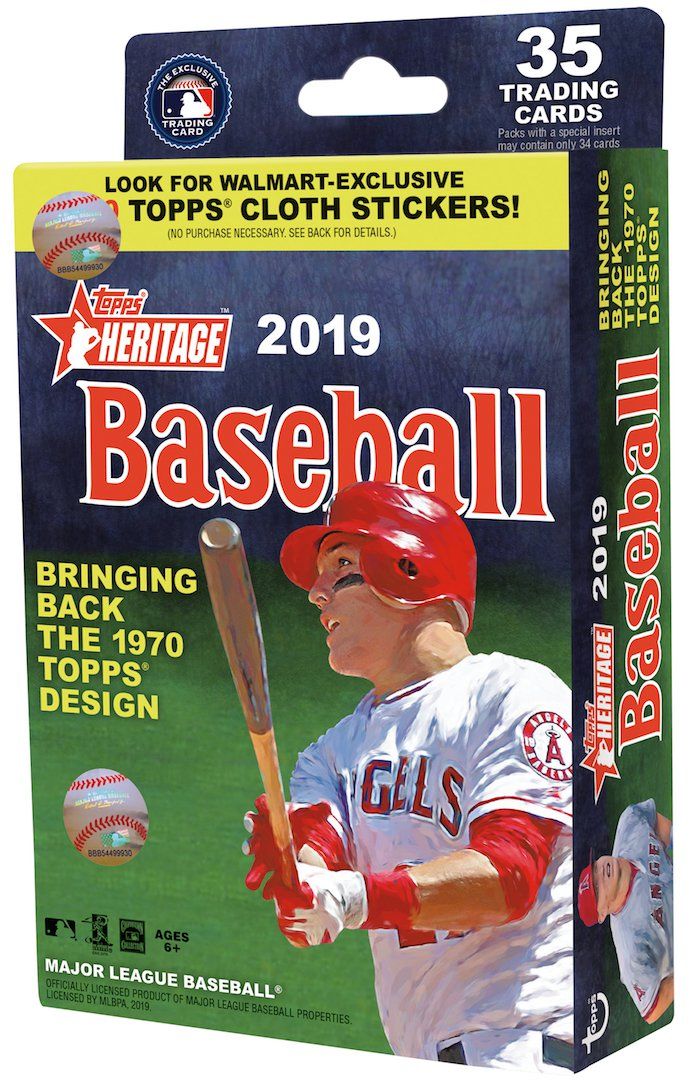 2019 Topps Heritage Baseball Hanger Box 