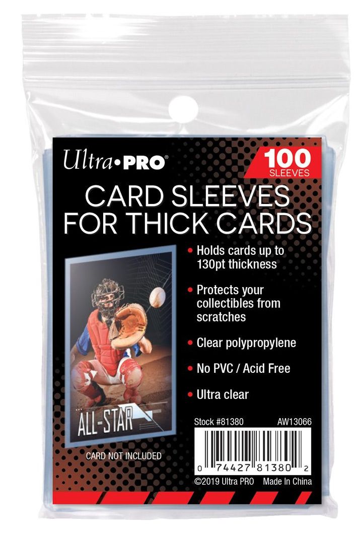 Ultra Pro Thick Card Soft Sleeves (Pack of 100)
