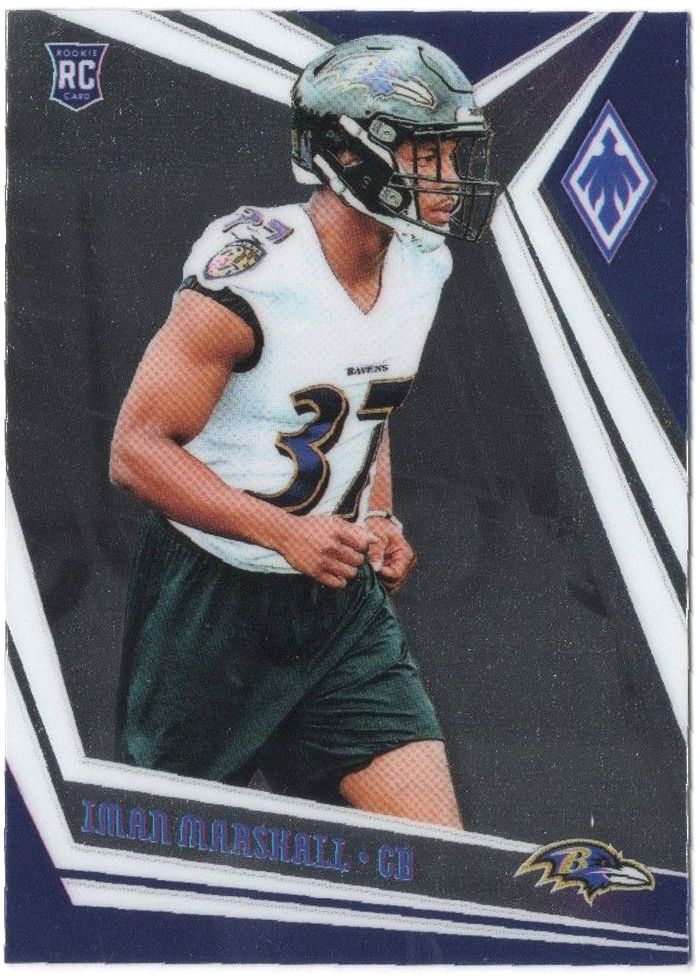 2019 Panini Phoenix IMAN MARSHALL Rookie Base Card #195