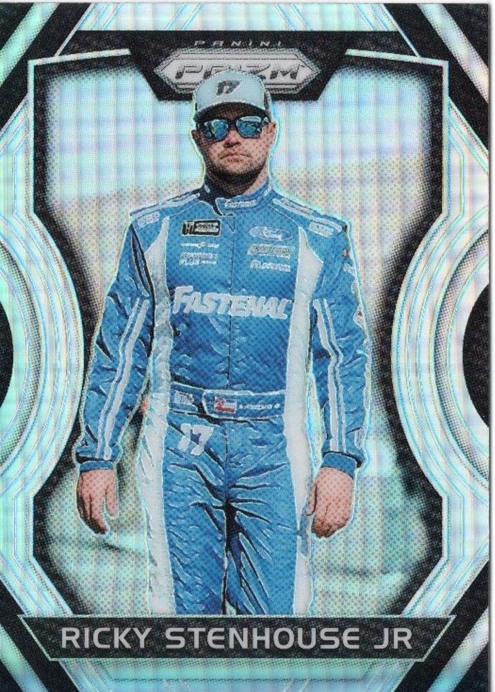 2018 Panini Prizm Racing RICKY STENHOUSE JR Silver Prizm #13