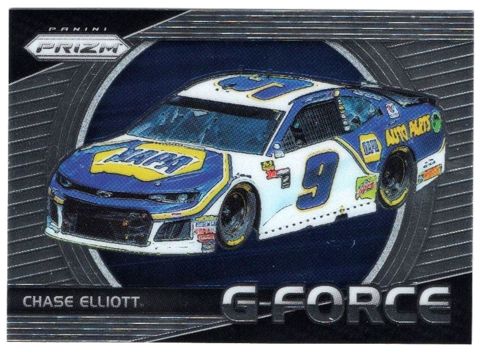 2018 Panini Prizm Racing CHASE ELLIOTT G-Force Insert #80