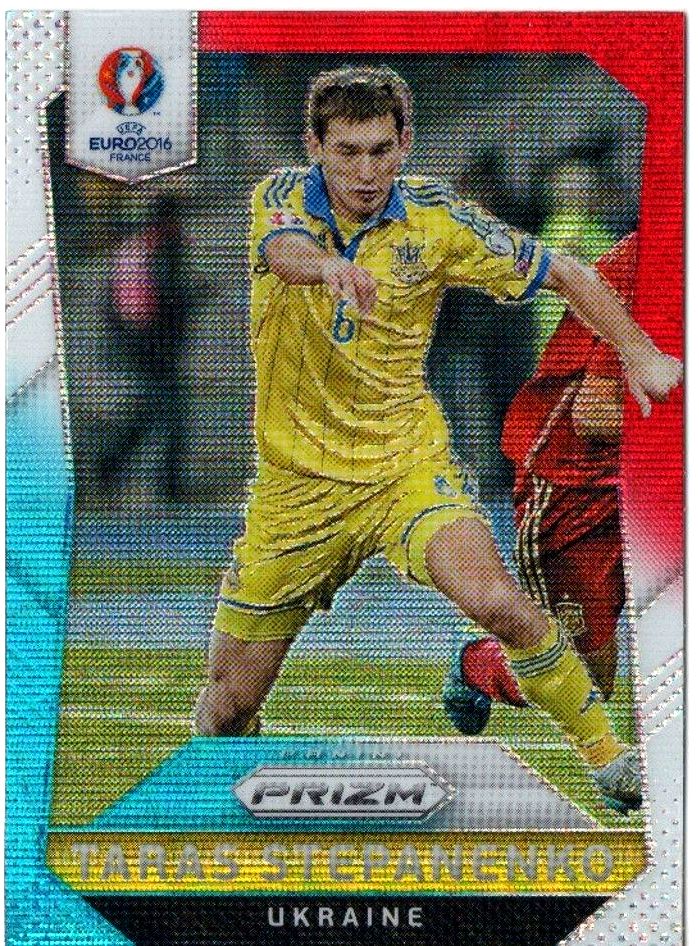 2016 Panini Prizm Euros TARAS STEPANENKO Red/White/Blue Prizm #214