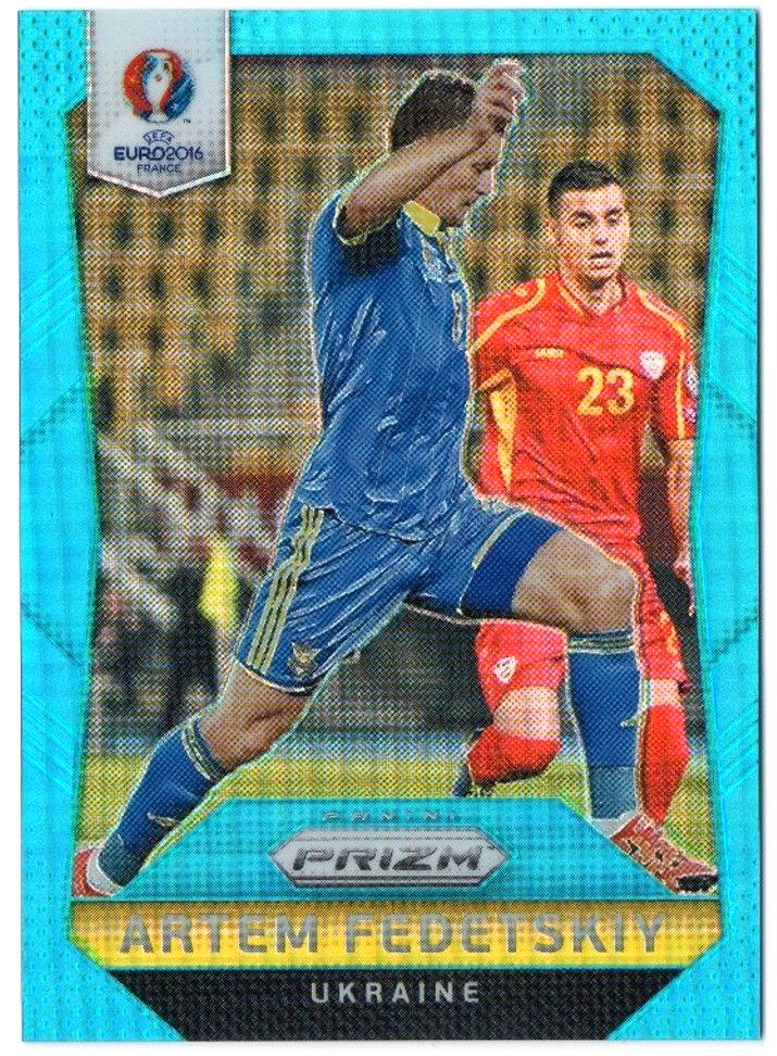 2016 Panini Prizm Euros ARTEM FEDETSKIY Light Blue Prizm /15 #219