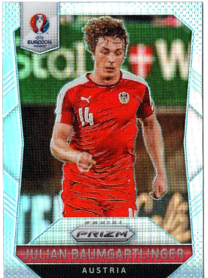 2016 Panini Prizm Euros JULIAN BAUMGARTLINGER Silver Prizm #84